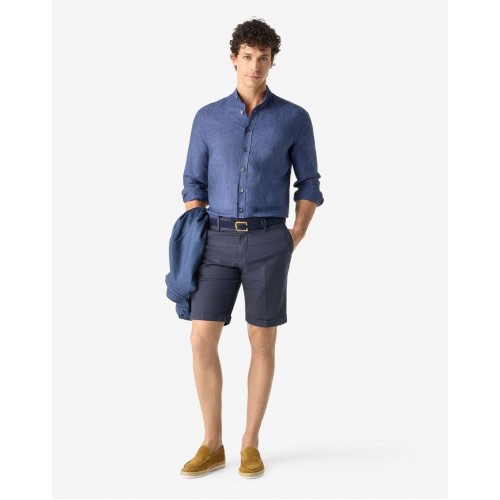 Pantaloni scurti CORNELIANI, Bermuda Short, Clasic, Bleumarin