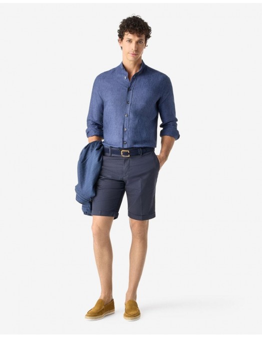 Pantaloni scurti CORNELIANI, Bermuda Short, Clasic, Bleumarin - 274ED32720127001