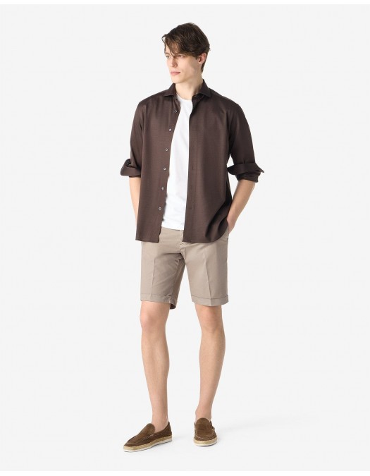 Pantaloni scurti CORNELIANI, Bermuda Short, Clasic, Bej - 274ED32720127029