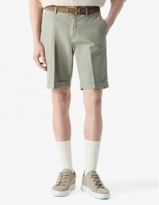 Bermude CORNELIANI, Garment-dyed light green - 274ED32720127053