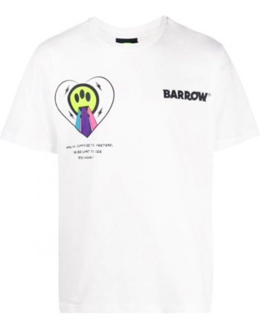 Tricou Barrow, White, Imprimeu Colorat - 27994002