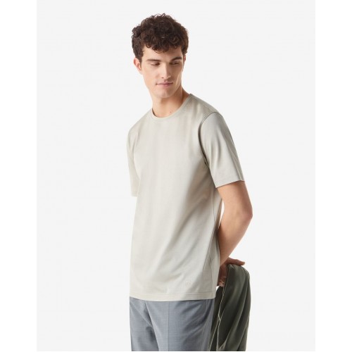 Tricou CORNELIANI, crew neck pure cotton t-shirt, Gri