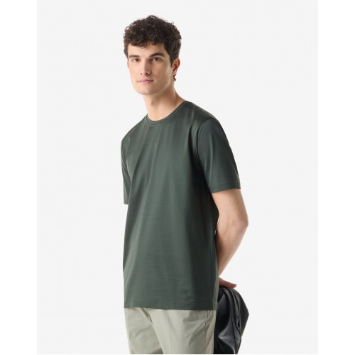 Tricou CORNELIANI, crew neck pure cotton t-shirt, Verde