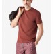 Tricou CORNELIANI, Brick brown crew neck stretch cotton jersey - 27G5862725028032