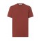 Tricou CORNELIANI, Brick brown crew neck stretch cotton jersey 