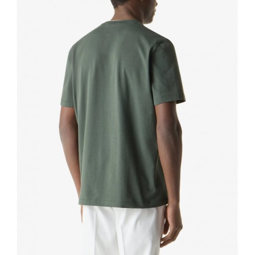 Tricou CORNELIANI, Green crew neck stretch jersey t-shirt