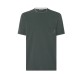 Tricou CORNELIANI, Green crew neck stretch jersey t-shirt - 27G5892725041050