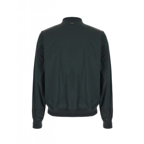 Jacheta CORNELIANI, zip-up bomber jacket, Dark Green