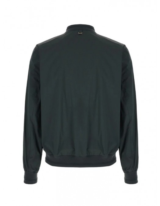Jacheta CORNELIANI, zip-up bomber jacket, Dark Green - 27L5B12720167050
