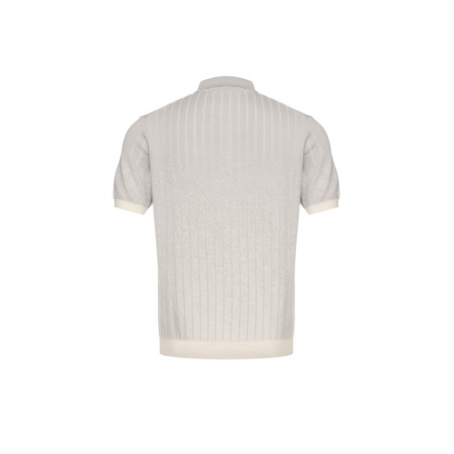 Tricou CORNELIANI, Cotton and silk polo shirt