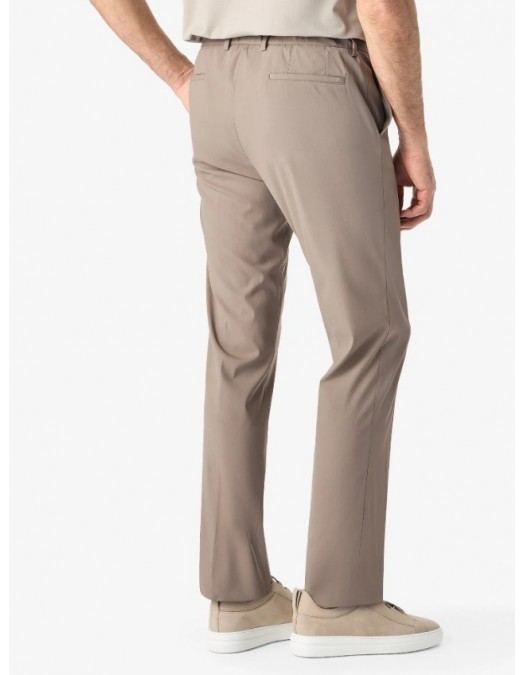 Pantaloni CORNELIANI, Dark beige technical wool chinos - 27X5302718523029