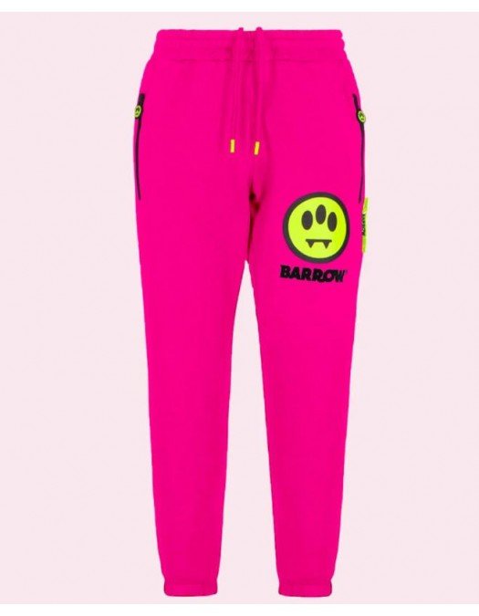 Pantaloni Barrow, Pink, Logo Atasat - 28014135