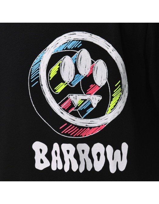 TRICOU BARROW, 3D Multicolor Print, Negru - 29933110
