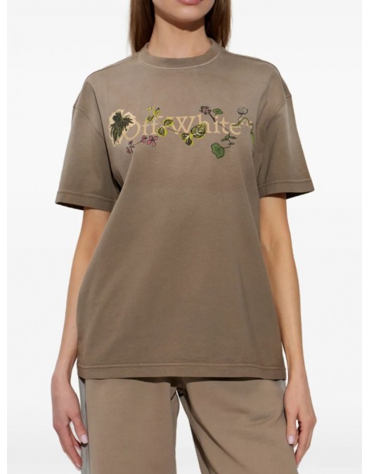 Tricou OFF WHITE, Logo-print T-shirt - 2AA089S26JER003W261