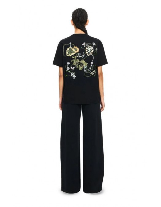 Tricou OFF WHITE, Arrow Leaves T-Shirt, Negru - 2AA089S26JER004W023