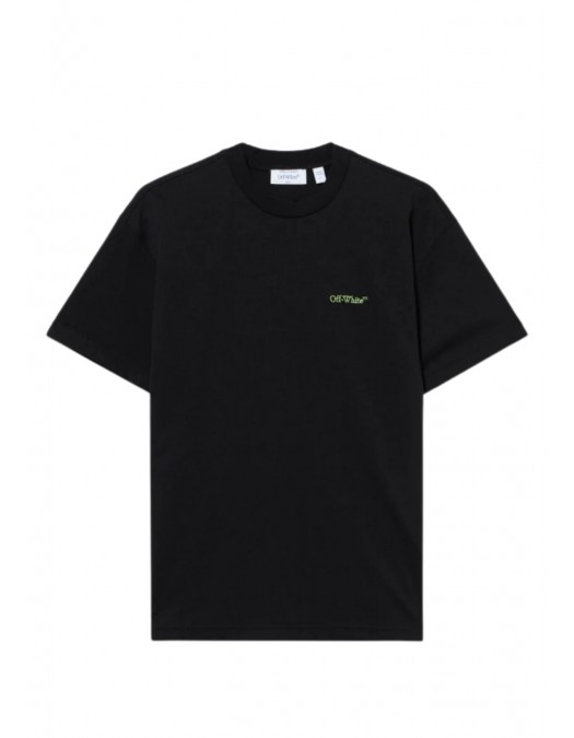 Tricou OFF WHITE, Arrow Leaves T-Shirt, Negru - 2AA089S26JER004W023