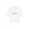 Trcicou OFF WHITE, Bookish Glowing Flower Crop T-shirt