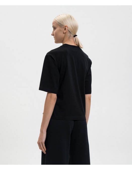 Tricou OFF WHITE, White T-shirt with Statement print, Negru - 2AA124S26JER006W003