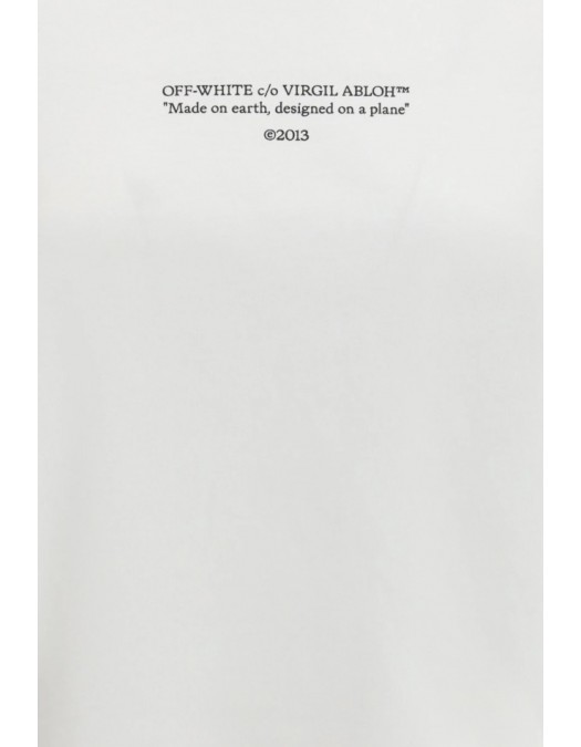 Tricou OFF WHITE, White T-shirt with Statement print, Alb - 2AA124S26JER006W102