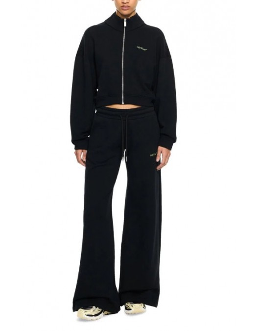 Hanorac OFF WHITE, Arrow Leaves Zip Up Sweatshirt - 2BE008S26FLE001W023