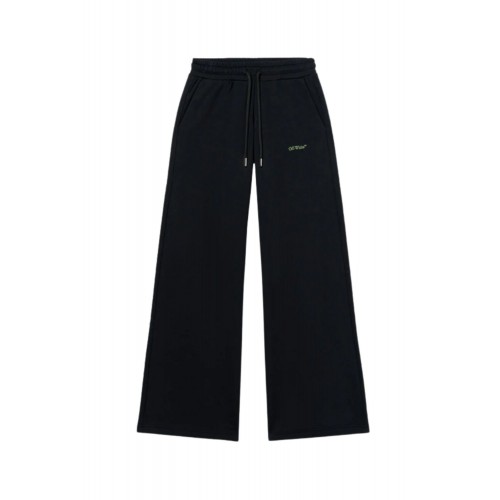 Pantaloni OFF WHITE, Bookish Sweatpants, Negru
