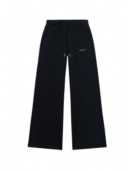 Pantaloni OFF WHITE, Bookish Sweatpants, Negru - 2CH022S26FLE001W023