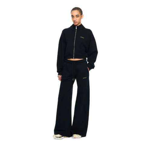 Pantaloni OFF WHITE, Bookish Sweatpants, Negru