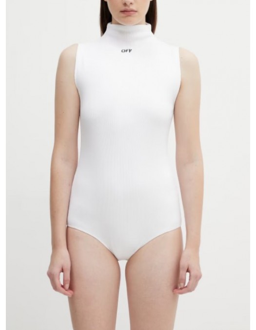 Body OFF WHITE, Cotton bodysuit Off Stamp - 2DD04PS26JER001W102