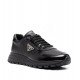 Sneakers PRADA, Black Logo-print, Lace-up sneakers - 2EE369FG0003LKIF0002