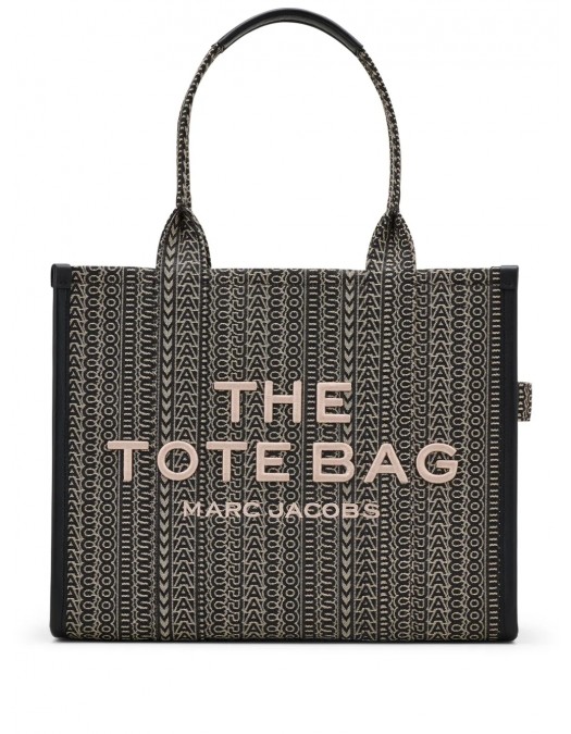 Geanta MARC JACOBS, The Monogram Jacquard, Large, Tote, Black, Beige - 2F4HTT014H05261 Geanta MARC JACOBS, The Monogram Jacquard, Large, Tote, Black, Beige - 2F4HTT014H05261