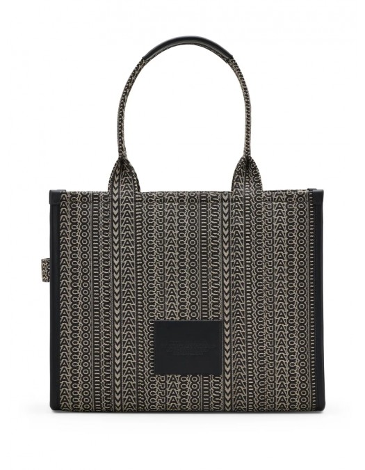 Geanta MARC JACOBS, The Monogram Jacquard, Large, Tote, Black, Beige - 2F4HTT014H05261 Geanta MARC JACOBS, The Monogram Jacquard, Large, Tote, Black, Beige - 2F4HTT014H05261