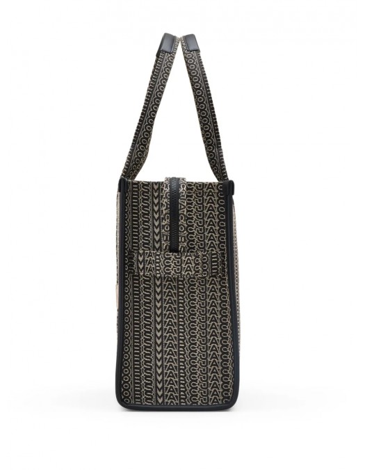 Geanta MARC JACOBS, The Monogram Jacquard, Large, Tote, Black, Beige - 2F4HTT014H05261 Geanta MARC JACOBS, The Monogram Jacquard, Large, Tote, Black, Beige - 2F4HTT014H05261