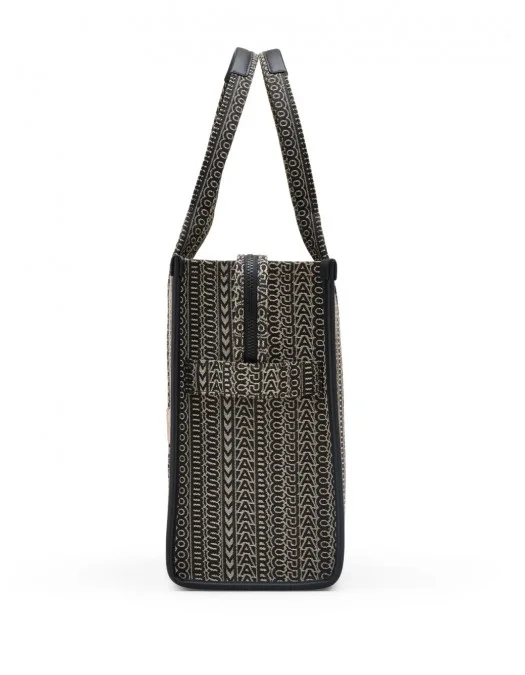 Geanta MARC JACOBS, The Monogram Jacquard, Large, Tote, Black, Beige - 2F4HTT014H05261 Geanta MARC JACOBS, The Monogram Jacquard, Large, Tote, Black, Beige - 2F4HTT014H05261