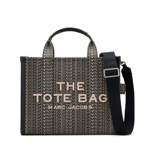 Geanta MARC JACOBS, The Large Jacquard, Tote, Beige, Black