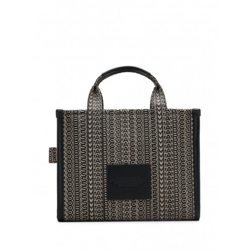 Geanta MARC JACOBS, The Large Jacquard, Tote, Beige, Black