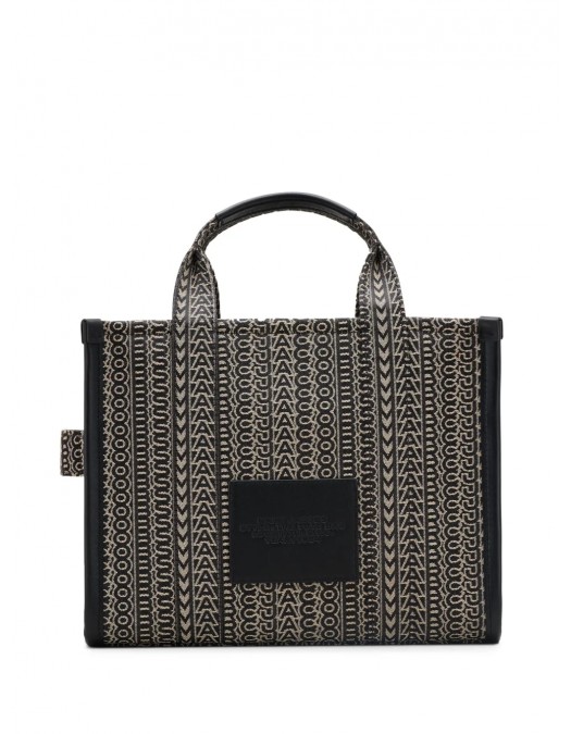 Geanta MARC JACOBS, The Large Jacquard, Tote, Beige, Black - 2F4HTT015H05261 Geanta MARC JACOBS, The Large Jacquard, Tote, Beige, Black - 2F4HTT015H05261
