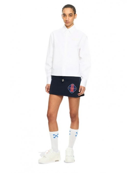 CAMASA OFF WHITE, Popeline Long-Sleeved Shirt, Alb - 2GE02RS26FAB001W101