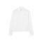 CAMASA OFF WHITE, Popeline Long-Sleeved Shirt, Alb