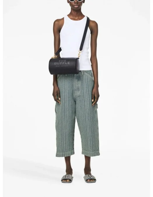 Geanta MARC JACOBS, Small Leather Bag, Duffle Design, Full Black - 2P3HDF003H01001 Geanta MARC JACOBS, Small Leather Bag, Duffle Design, Full Black - 2P3HDF003H01001