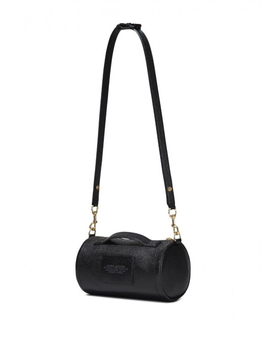 Geanta MARC JACOBS, Small Leather Bag, Duffle Design, Full Black - 2P3HDF003H01001