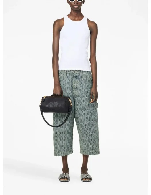 Geanta MARC JACOBS, Small Leather Bag, Duffle Design, Full Black - 2P3HDF003H01001 Geanta MARC JACOBS, Small Leather Bag, Duffle Design, Full Black - 2P3HDF003H01001