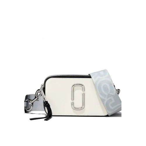 Geanta MARC JACOBS,  Small Leather Bag, White Silver
