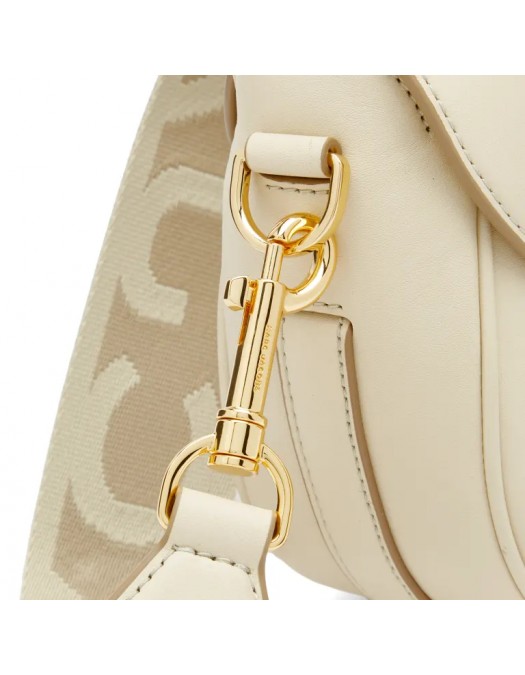 Geanta MARC JACOBS, Cross Body, Small, Saddle Design, Cloud White - 2S3HMS003H03123