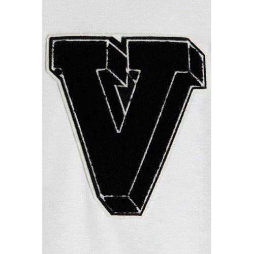 Tricou VALENTINO, Logo 3D, Alb