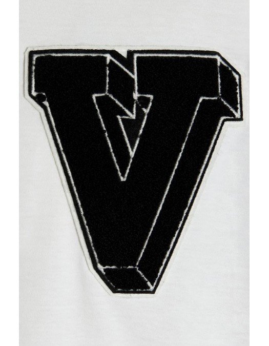 Tricou VALENTINO, Logo 3D, Alb - 2V3MG11Z95HA01