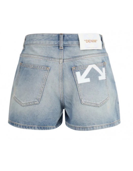 Pantaloni scurti OFF WHITE, doll denim shorts - 2YC019S26DEN002W416