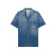 Rochie OFF WHITE, Royal Patch Denim Dress, Blue - 2YM038S26DEN001W421