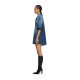 Rochie OFF WHITE, Royal Patch Denim Dress, Blue - 2YM038S26DEN001W421