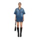 Rochie OFF WHITE, Royal Patch Denim Dress, Blue - 2YM038S26DEN001W421