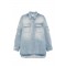 Jacheta OFF WHITE, chest-pocket button-fastening shirt